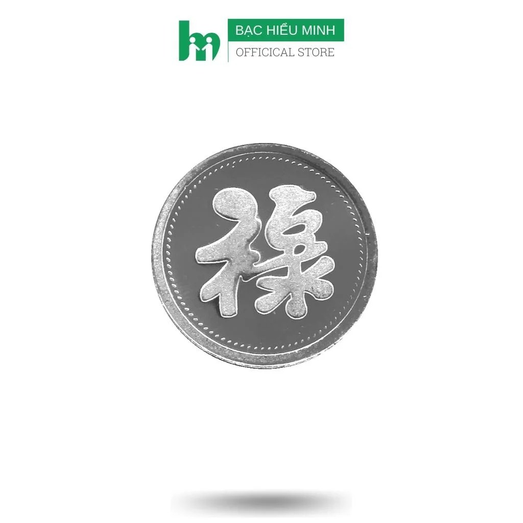 Đồng Xu Đánh Gió  Cạo Gió Bạc Nguyên Chất S99 Bạc Hiểu Minh XDG8. Chữ Lộc Cỡ Nhỏ (S) Bảo Hành Vĩnh Viễn