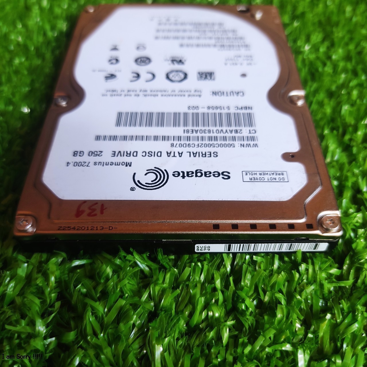 Ổ cứng HDD Seagate 250GB dùng cho máy tính (Đã qua sử dụng)