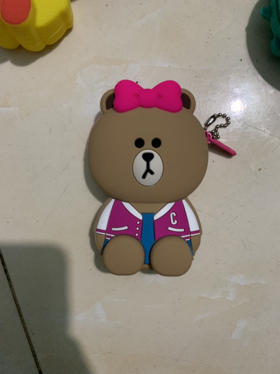Túi gấu mini silicon