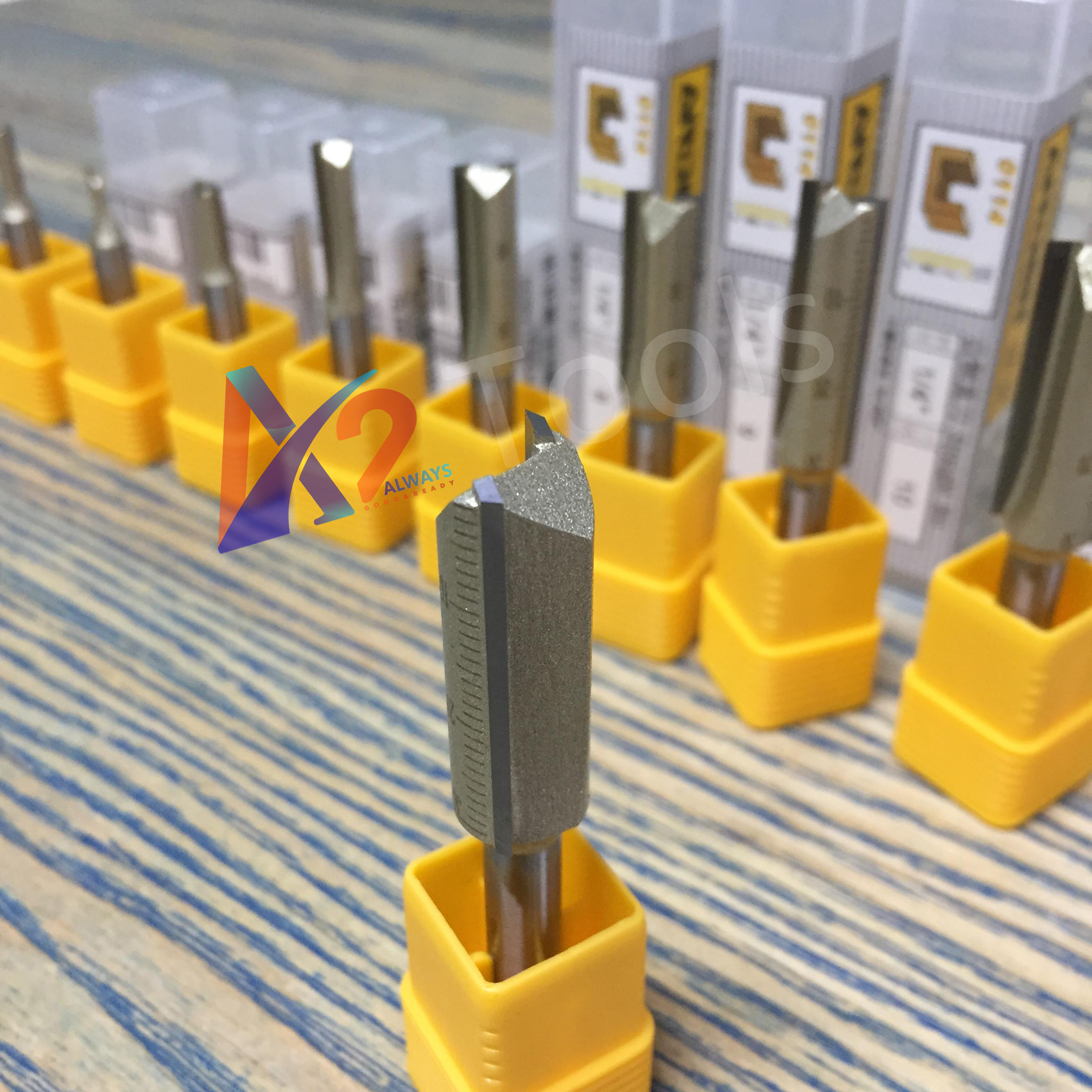 Mũi phay thẳng 1/4"x5.0mm arden - made in taiwan - giá 1 mũi