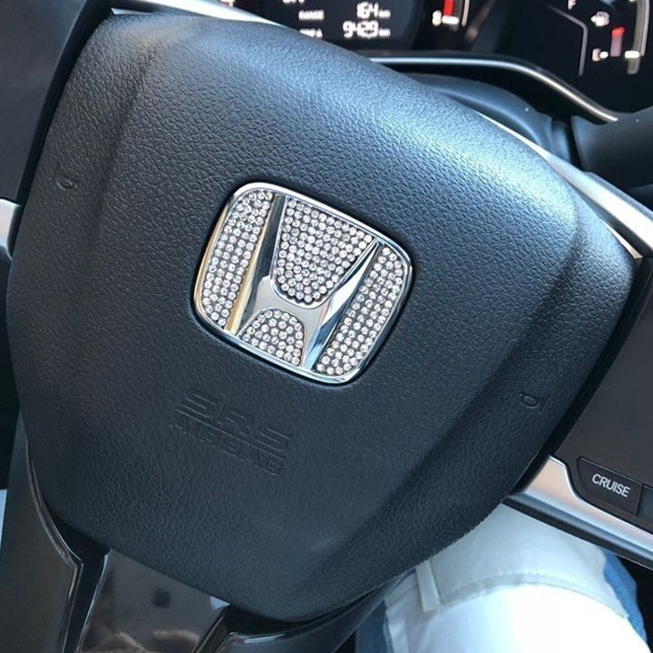 Logo Đính Đá Gắn Vô Lăng Honda