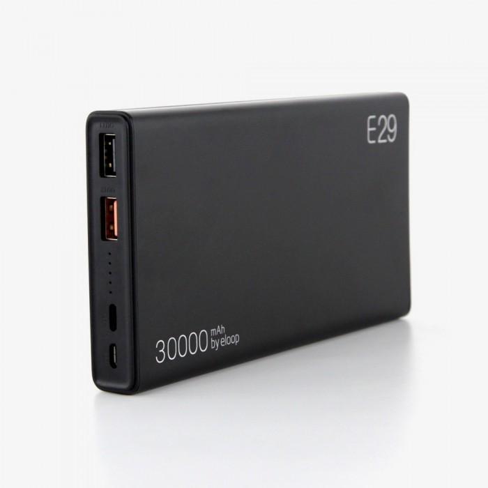 Pin dự phòng e29 dung lượng cực khủng, 30.000mah, usb-c, sạc nhanh qc2.0 & 3.0 - topstore