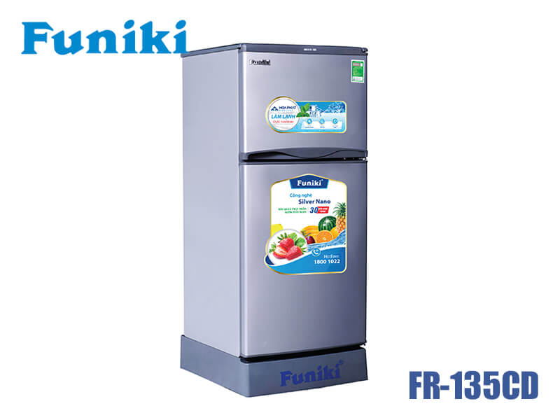 Tủ lạnh Funiki Hòa Phát FR 135CD 130 lít - xám