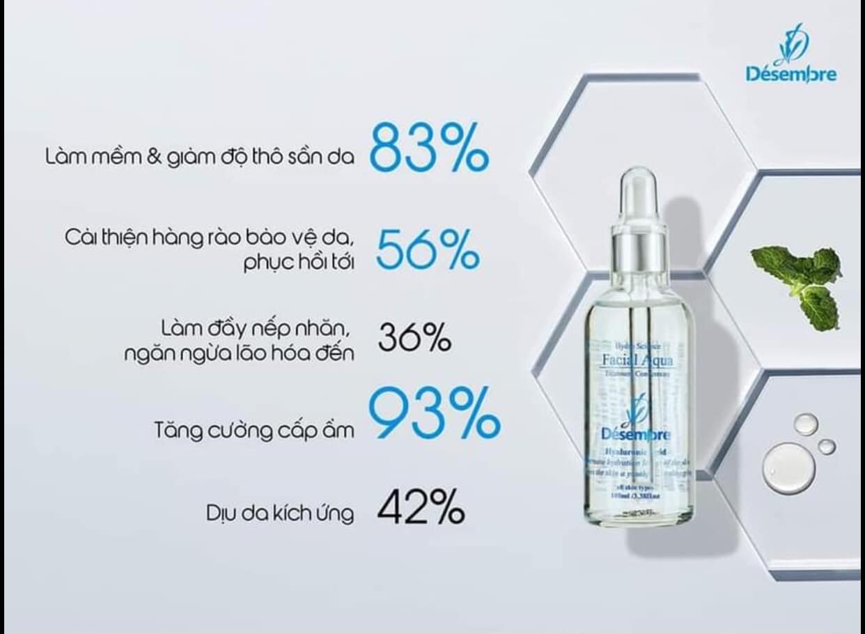 Serum Ha Desembre cấp ẩm căng bóng 30-100ml