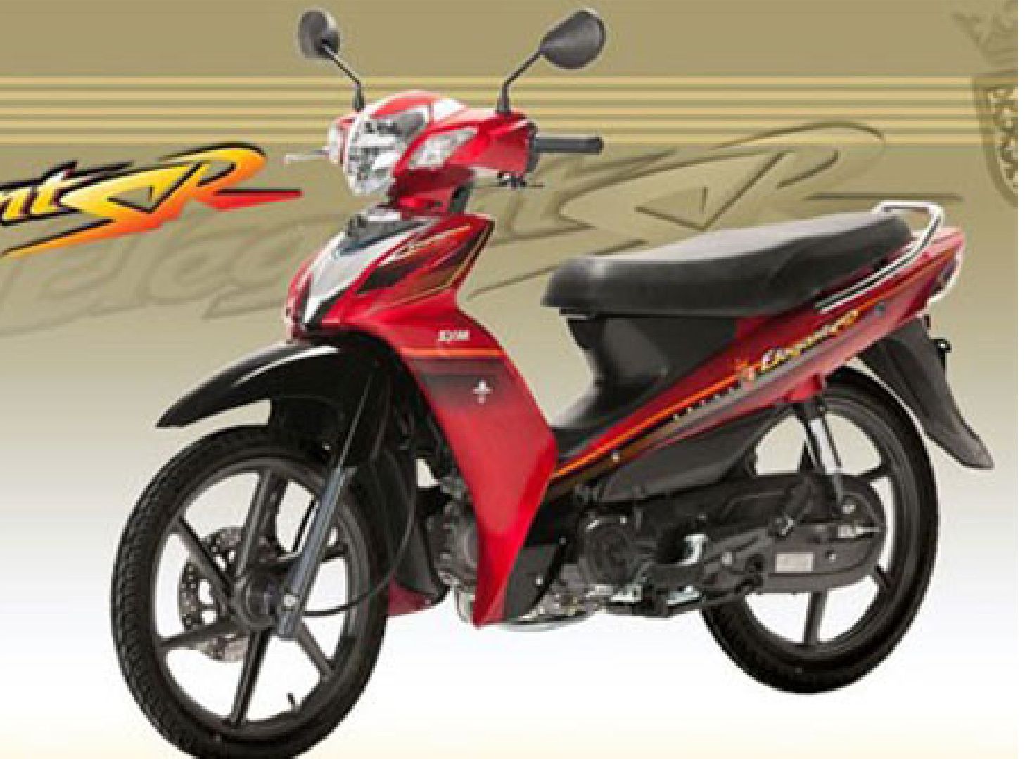 Tem rời xe elegant SR đỏ đen