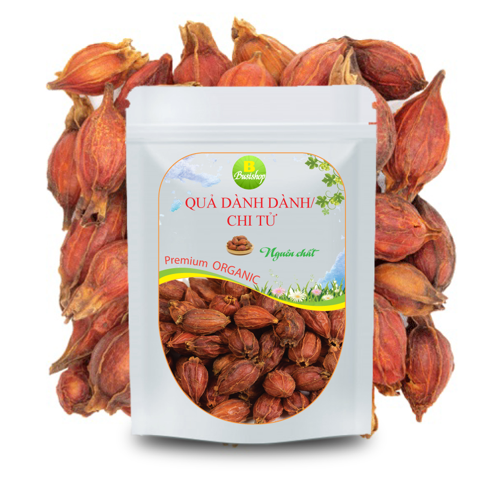 Quả dành dành khô 100g, Quả chi tử thơm sạch, Dành dành khô