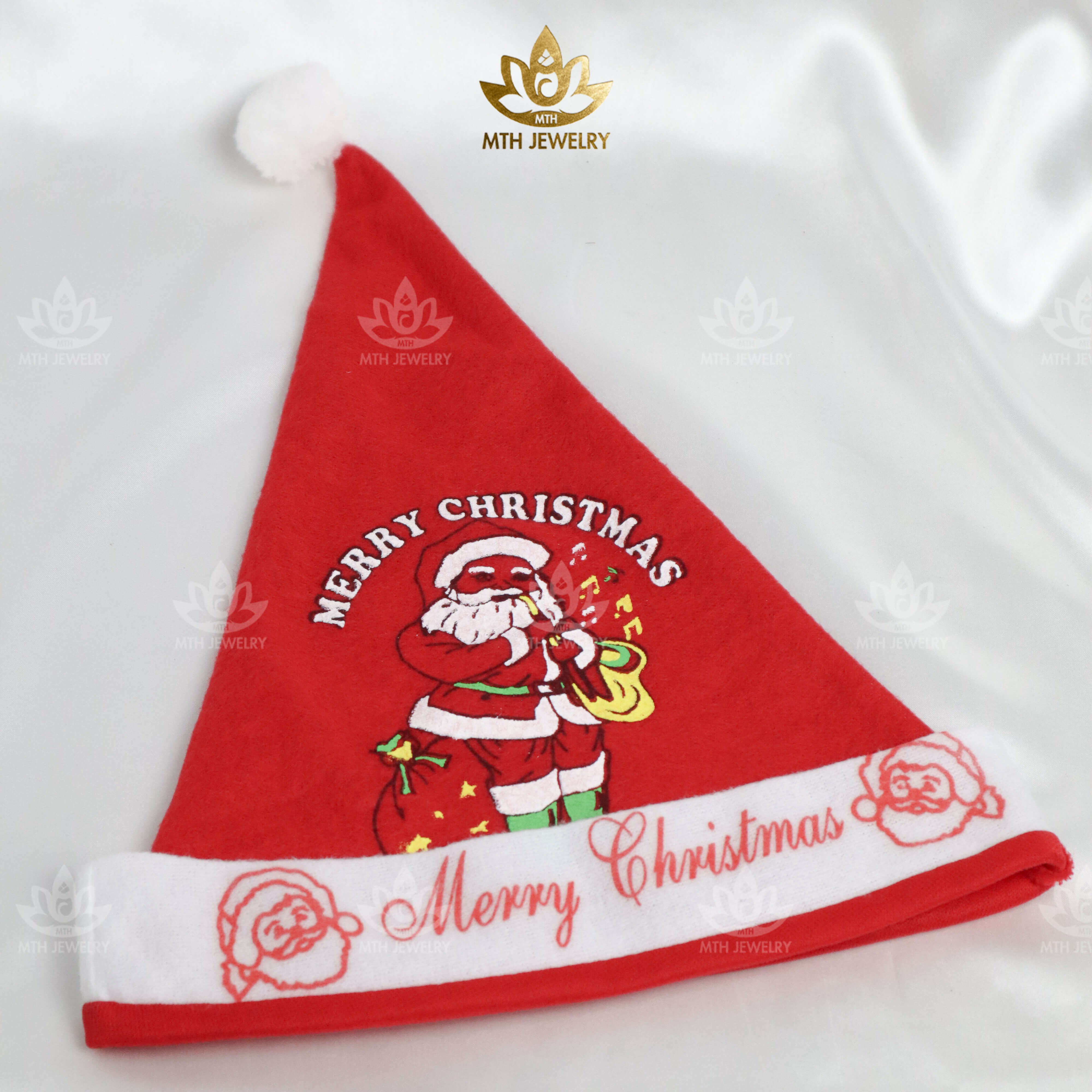 Mũ noel, nón giáng sinh - bằng vải nỉ mỏng - mth jewelry