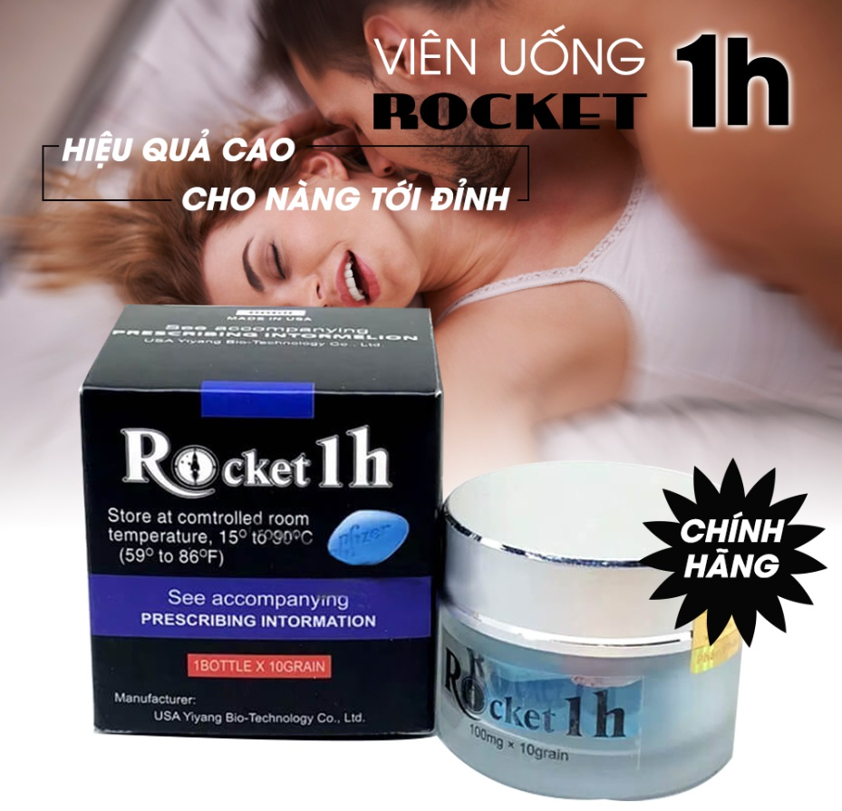 Rocket 1h chính hãng, rocket 1h hàng Mỹ tăng cường sinh lý nam kéo dài thời gian qH 10v