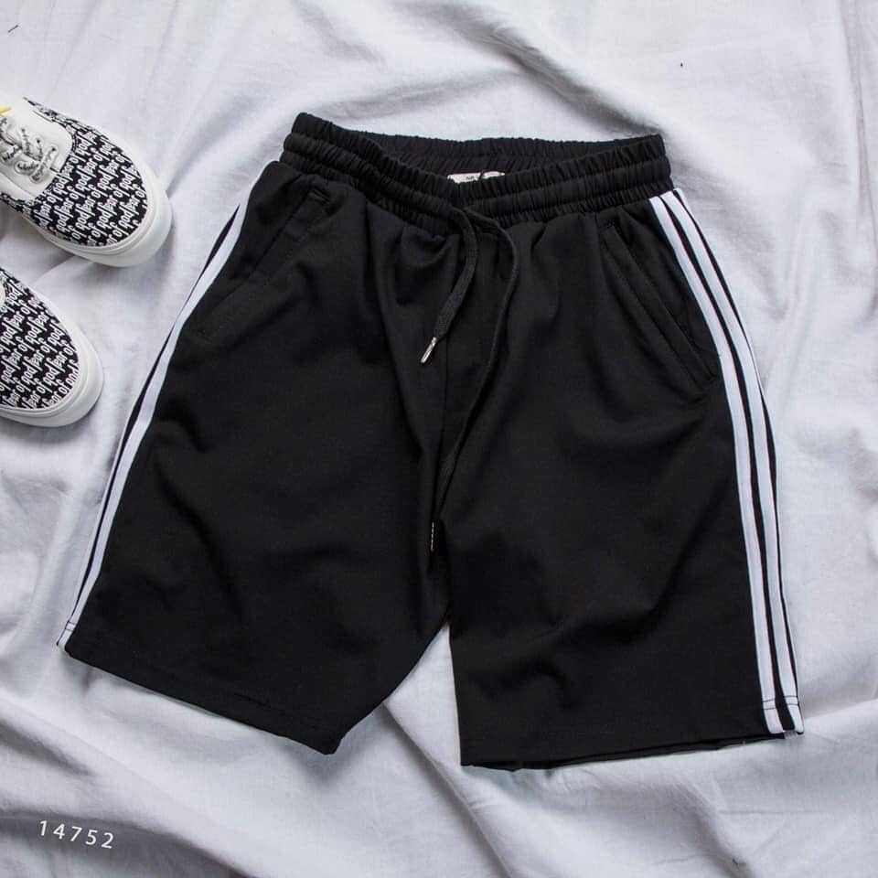 Quần Short Thun Trơn Basic Nam Nữ Phong Cách Thể Thao