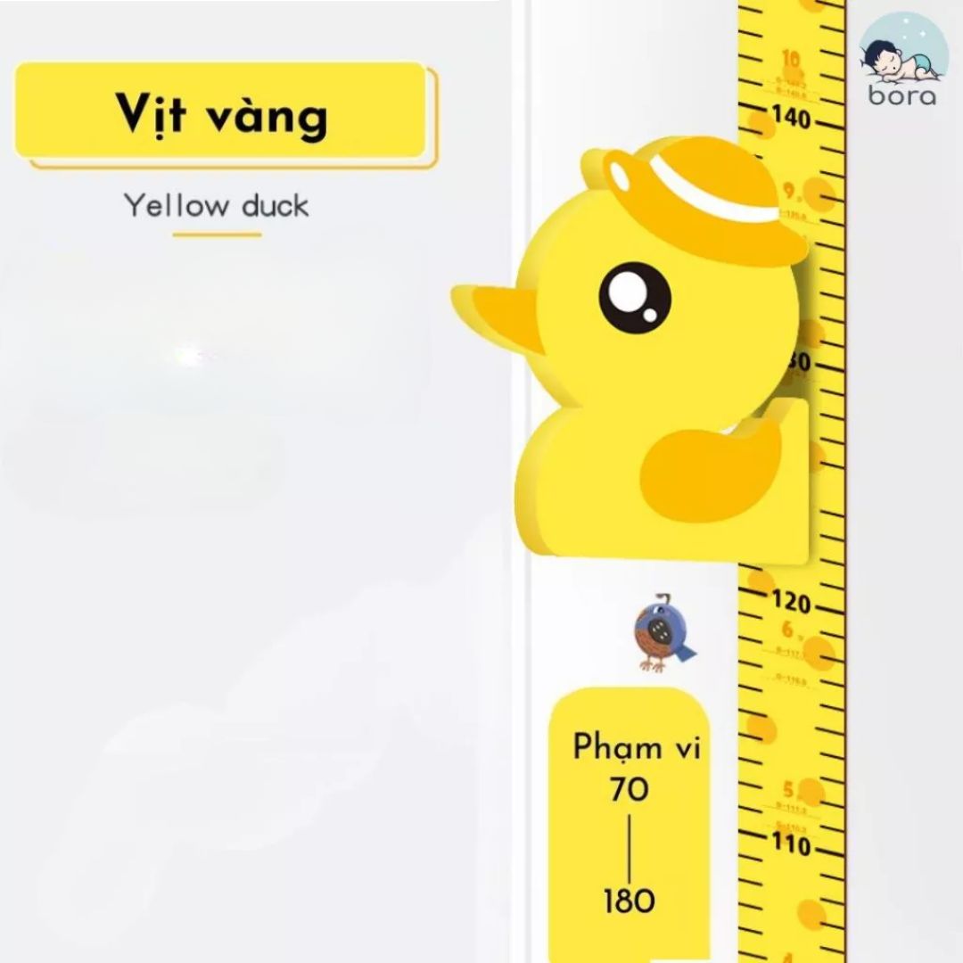 Thước đo chiều cao dán tường cho bé