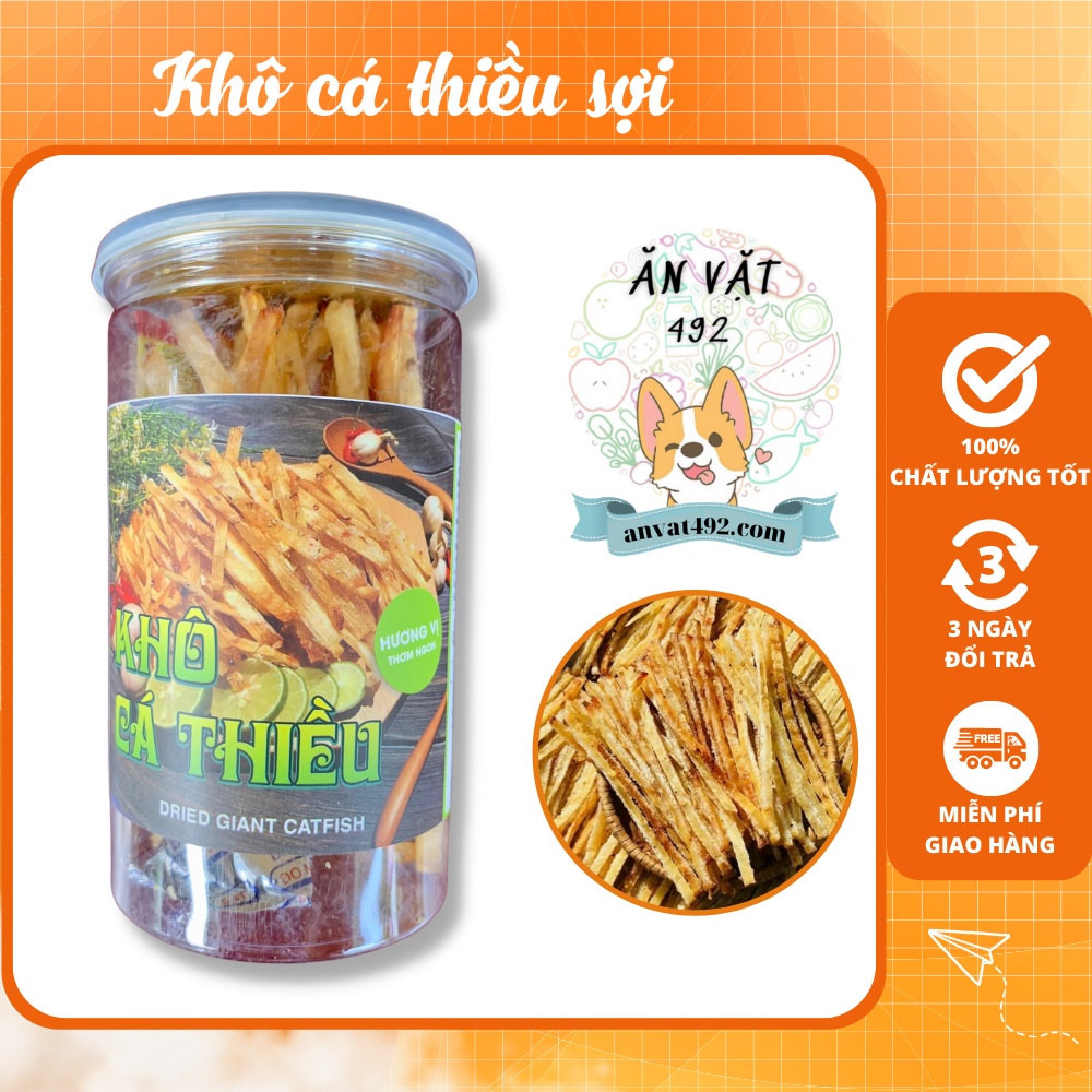 Khô cá thiều cắt sợi 250g - ăn vặt 492