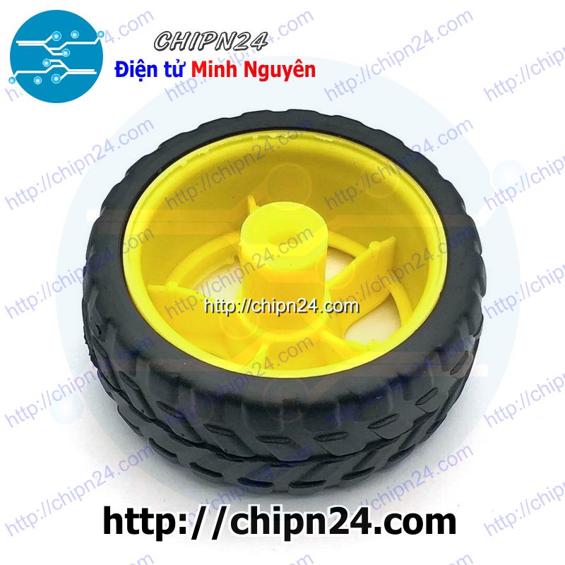 [1 cái] (E151) Bánh xe V1 Đường kính 65mm