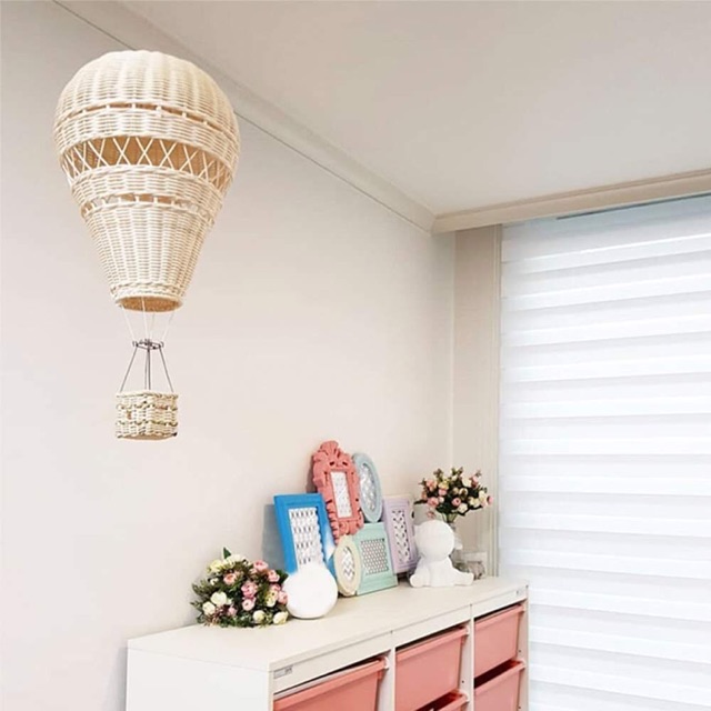 Khinh khí cầu mây trang trí nhà cửa, phụ kiện chụp hình, decor