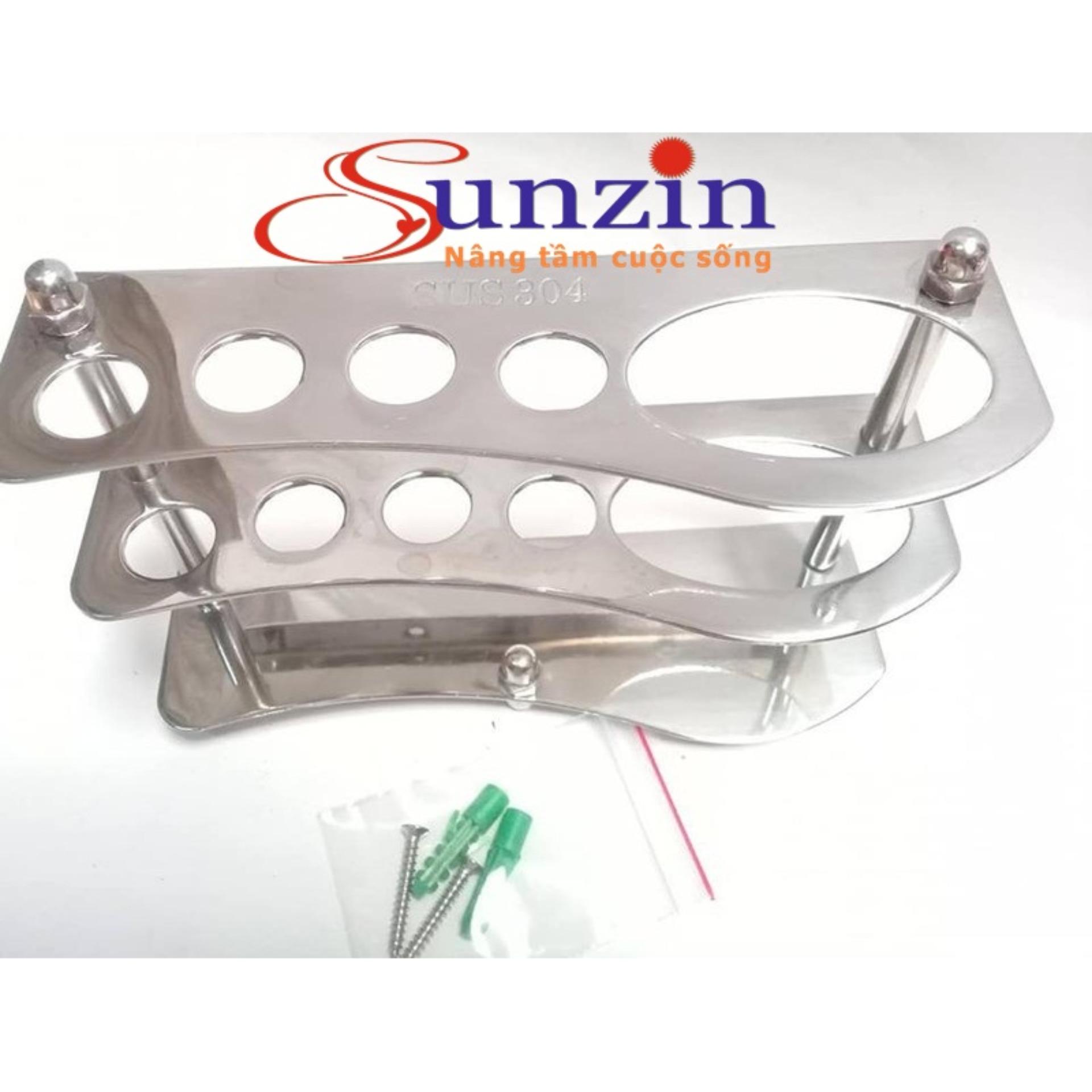 Kệ bàn chải đánh răng Sunzin 075 - inox 304