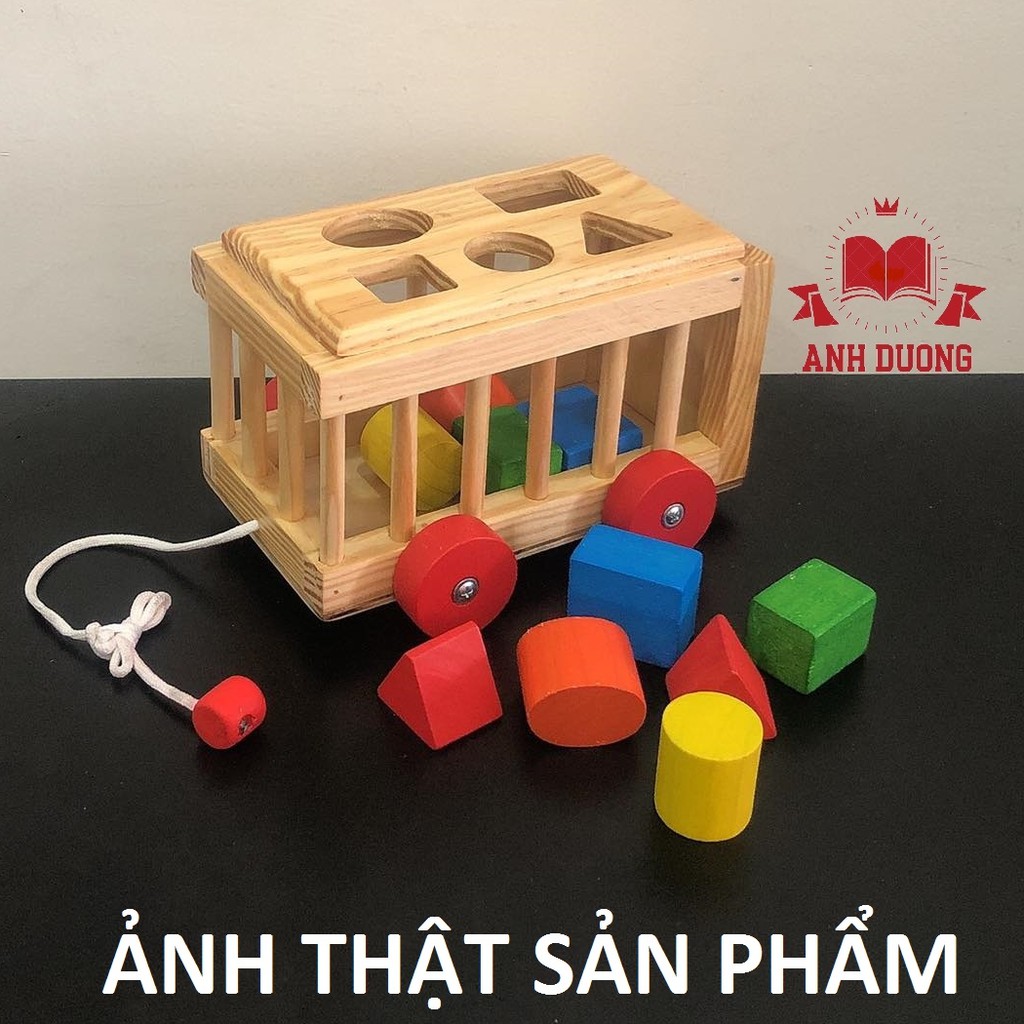 XE Ô TÔ THẢ HÌNH KHỐI - ĐỒ CHƠI PHÁT TRIỂN TRÍ TUỆ CHO BÉ