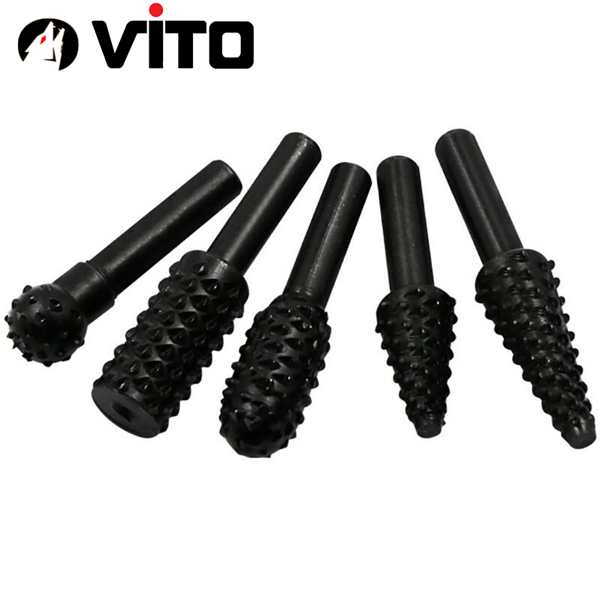 Bộ 5/10 mũi phay mài khắc vito làm gỗ lũa đa năng
