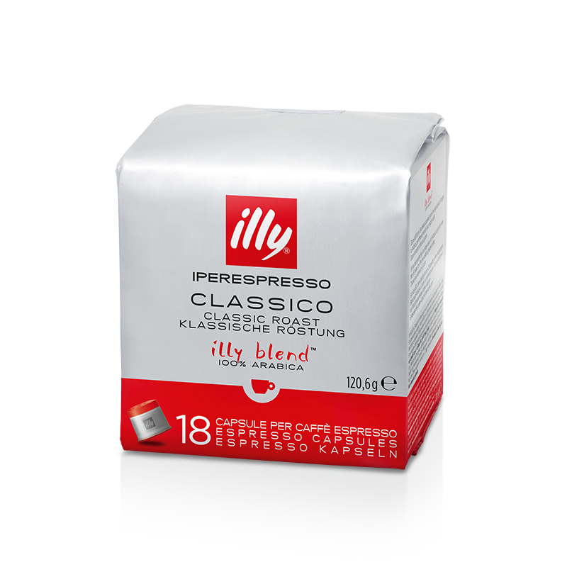 CÀ PHÊ VIÊN NÉN ILLY IPERESPRESSO CAPSULES CLASSICO ROAST – MEDIUM ROAST – 18 CAPSULES
