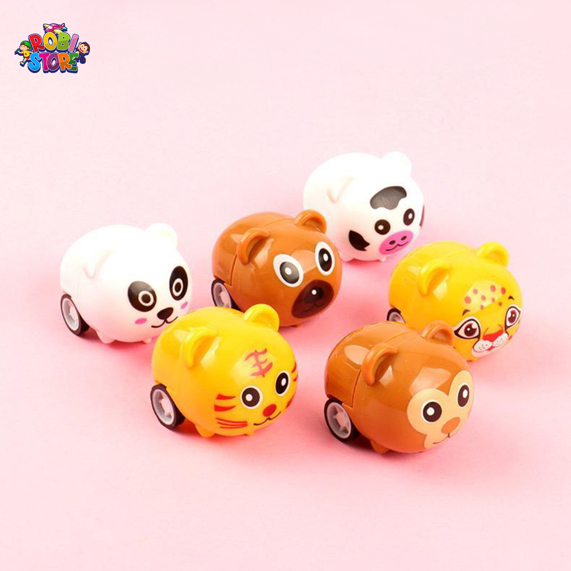 Đồ chơi Xe thú mini chạy cót, dễ thương, đáng yêu cho bé
