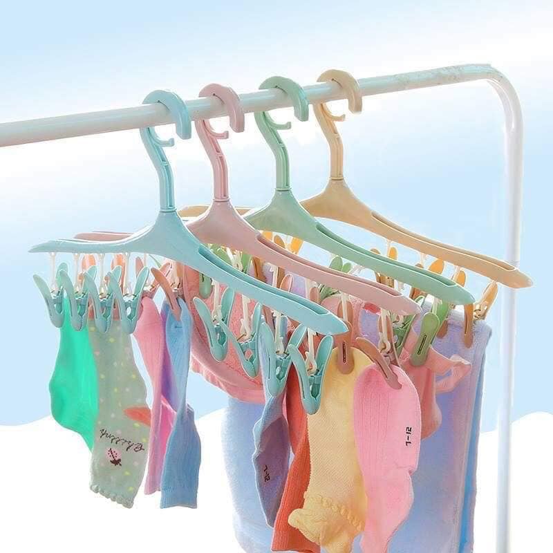 Móc phơi đồ thông minh có kẹp