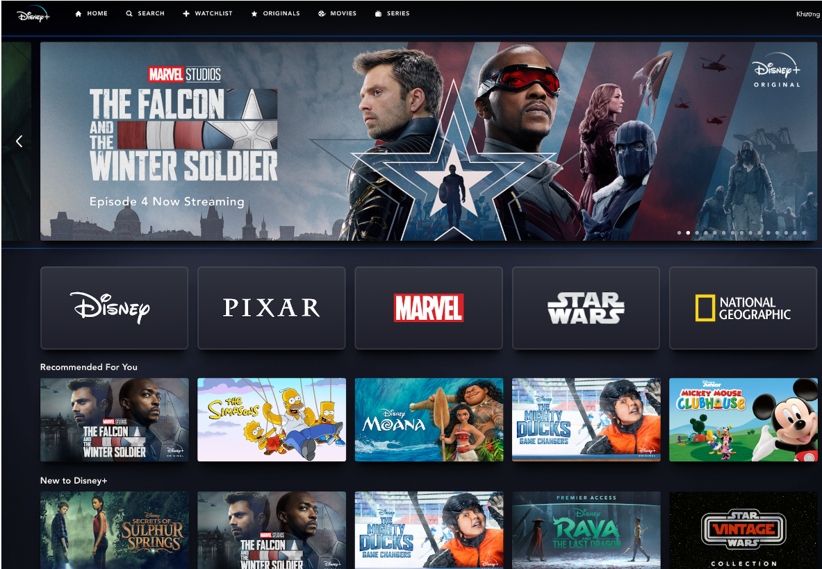 Tài khoản DisneyPlus