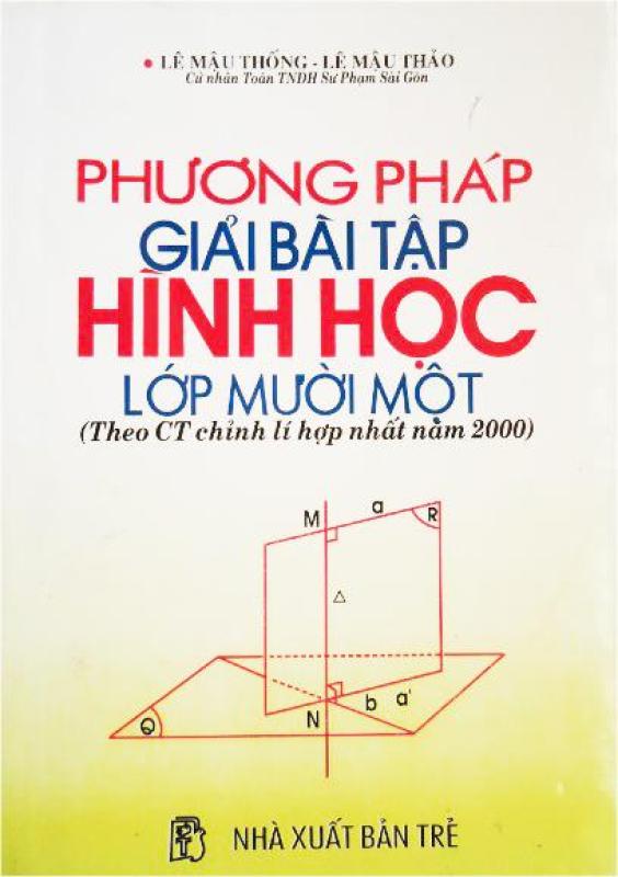 Mua Phương pháp giải bài tập hình học lớp 11 (Theo CT chỉnh lí hợp nhất năm 2000)