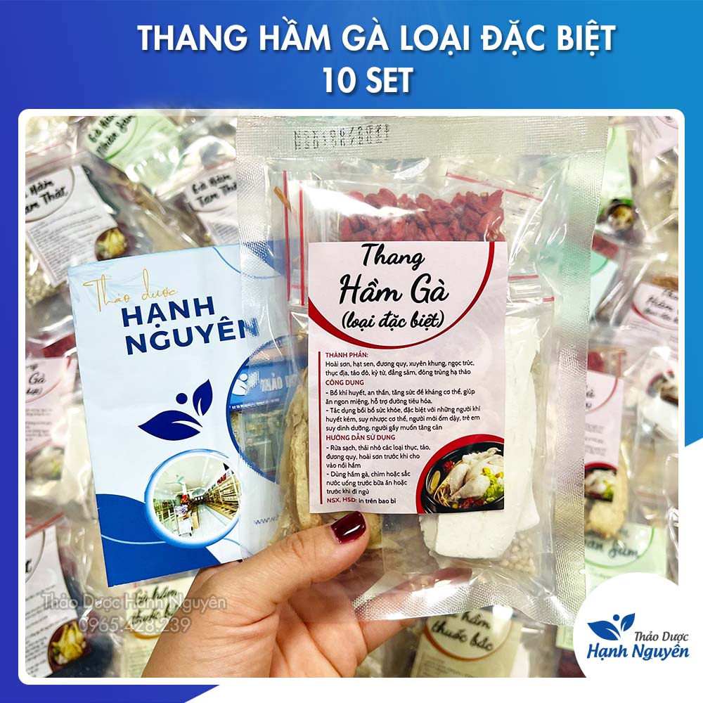 5 Thang hầm gà,  tiềm chim, lẩu gà nấm 10 vị - Thảo dược Hạnh Nguyên