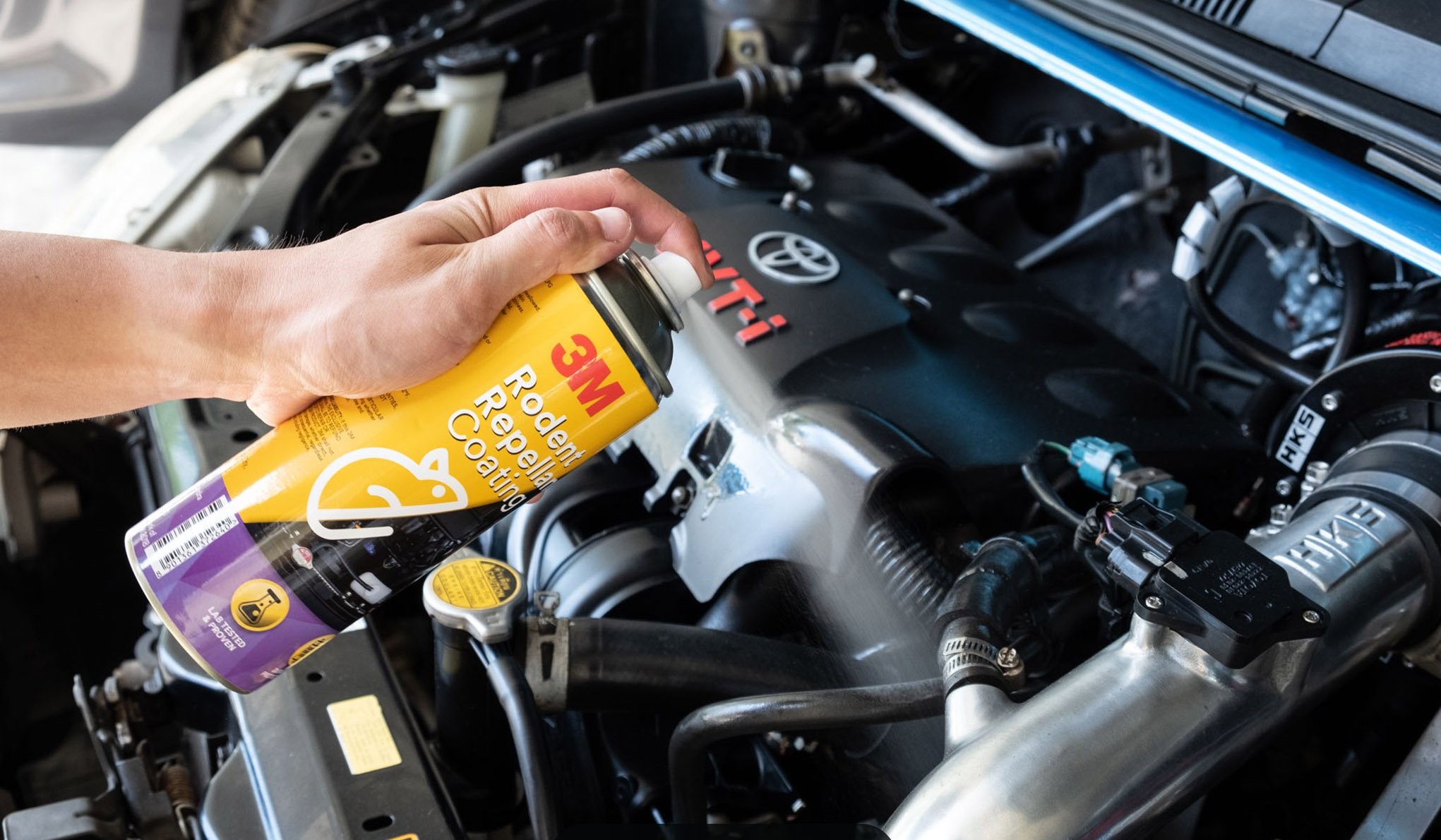 Chai xịt đuổi chuột 3M - Rodent Repellant Coating (Hàng cận date)