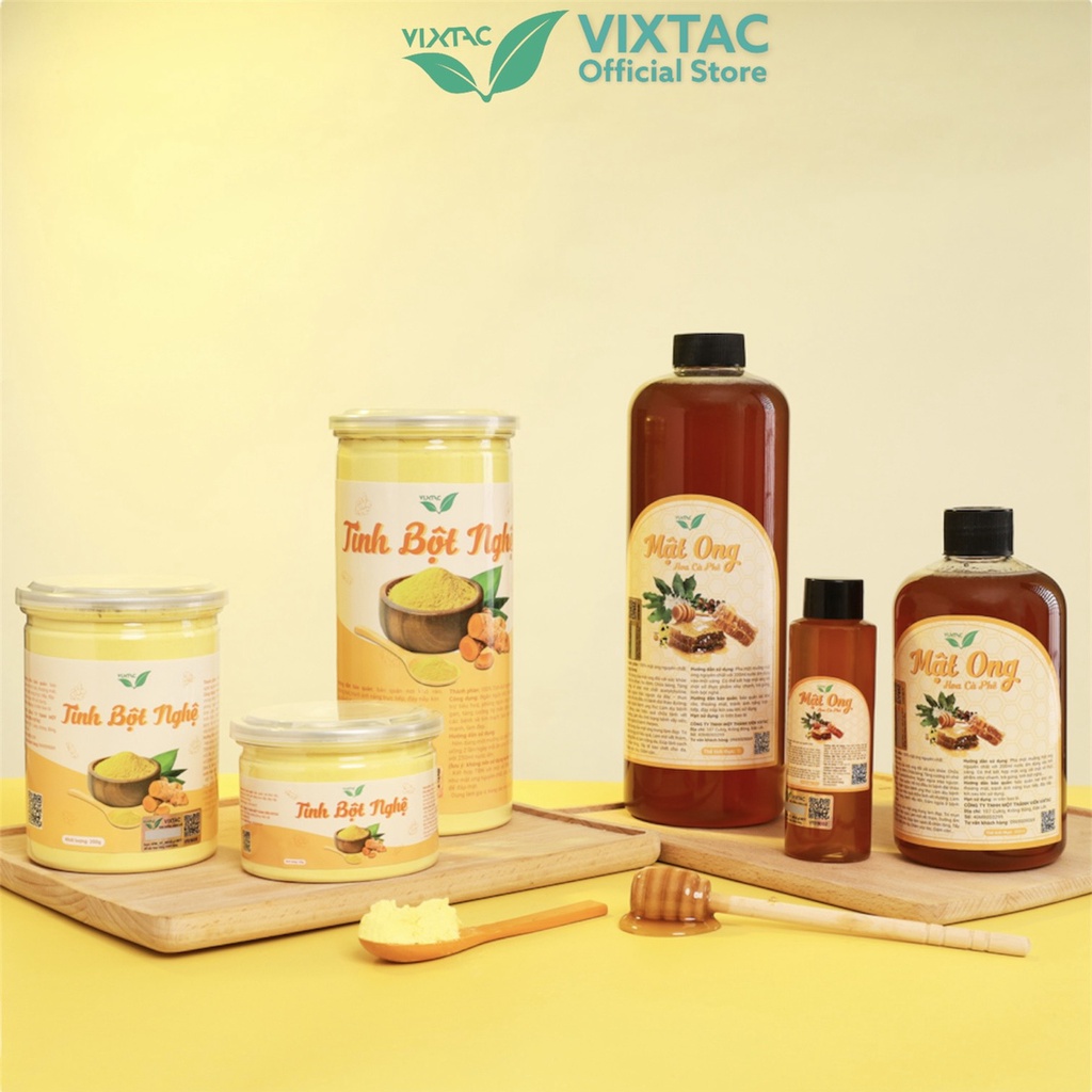 Mật ong nguyên chất hoa cà phê VIXTAC ORGANIC 100ml