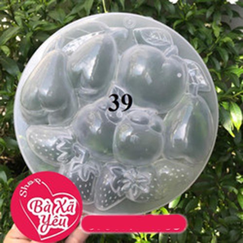Khuôn rau câu dĩa trái cây 20cm