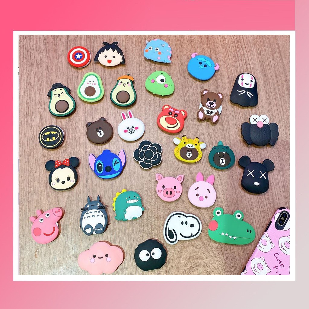 Giá đỡ - iring điện thoại Pop đa năng hình thú _ giao hình ngẫu nhiên