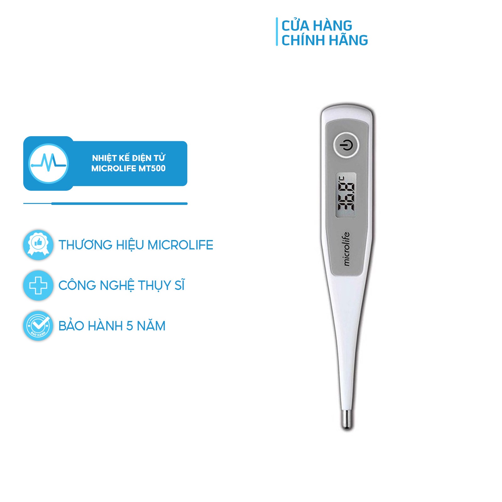 Nhiệt kế điện tử Microlife MT-500