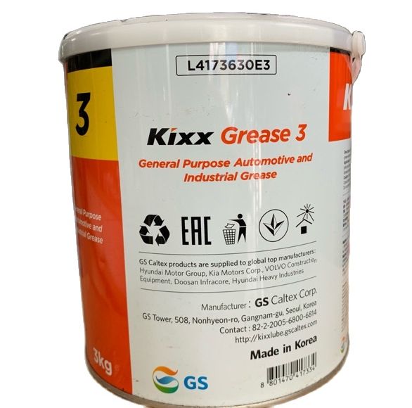 Mỡ bò vàng bôi trơn chịu nhiệt gs kixx grease 3 1kg và 3kg