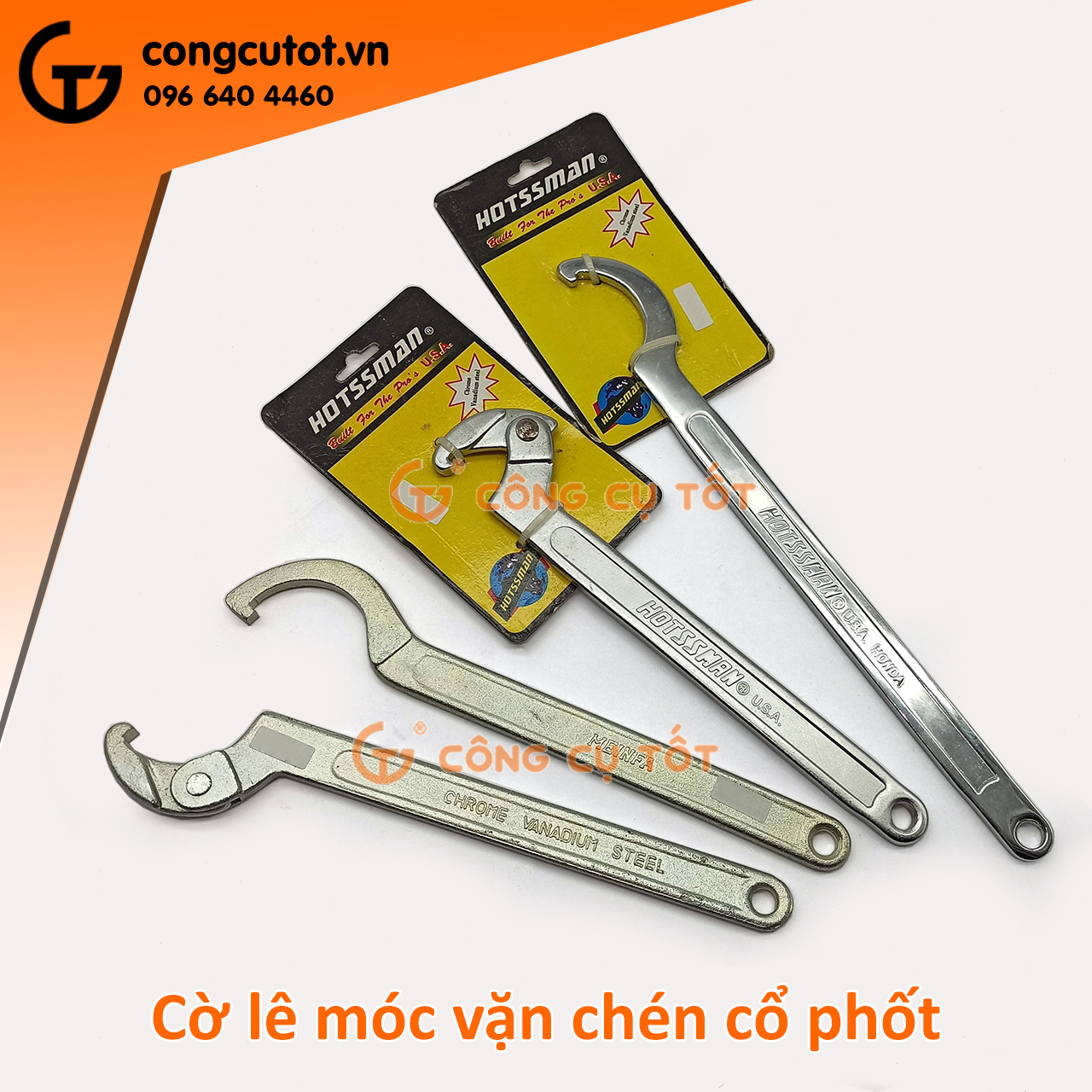 Cờ lê móc cổ xe máy Meinfa 23cm