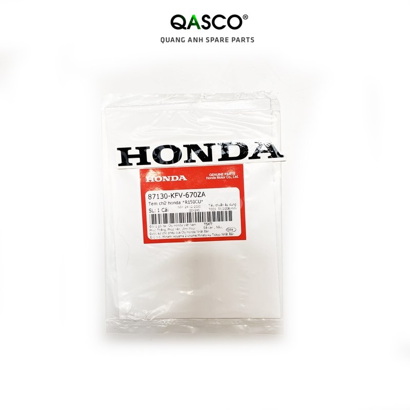 Tem chữ honda HONDA DREAM 100 (R150CU) (87130KFV670ZA) _941