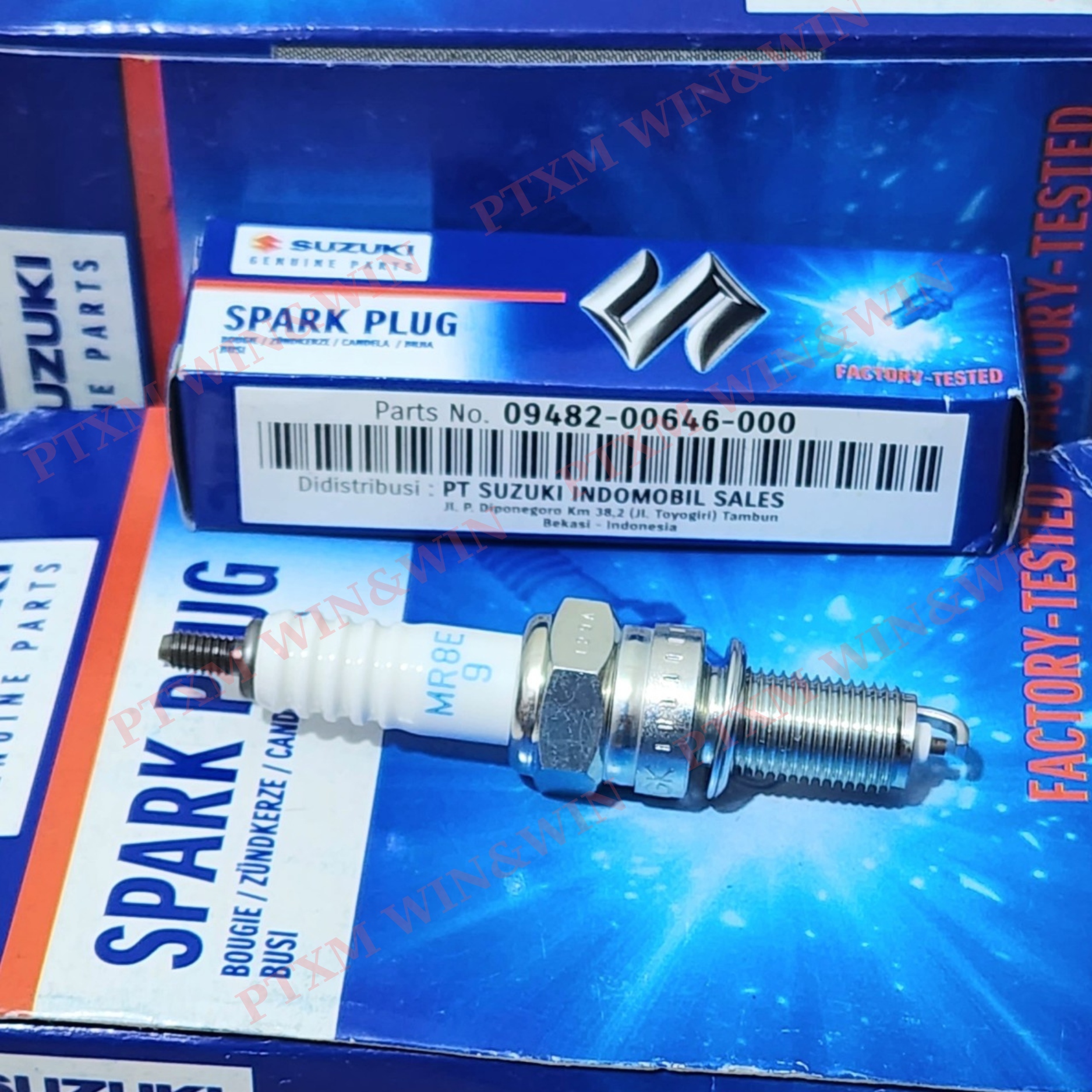 Bugi raider fi, satria fi, gsx zin suzuki indo - 09482-00646-000