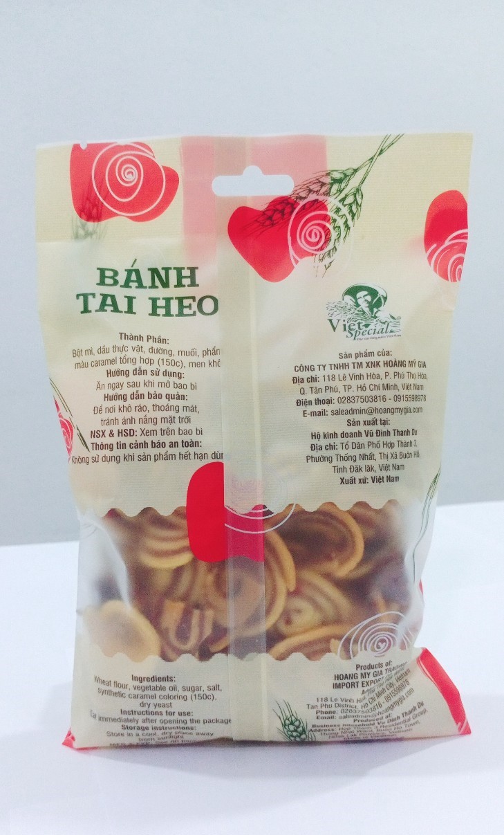 Đồ ăn vặt Bánh tai heo VietSpecial 150gr