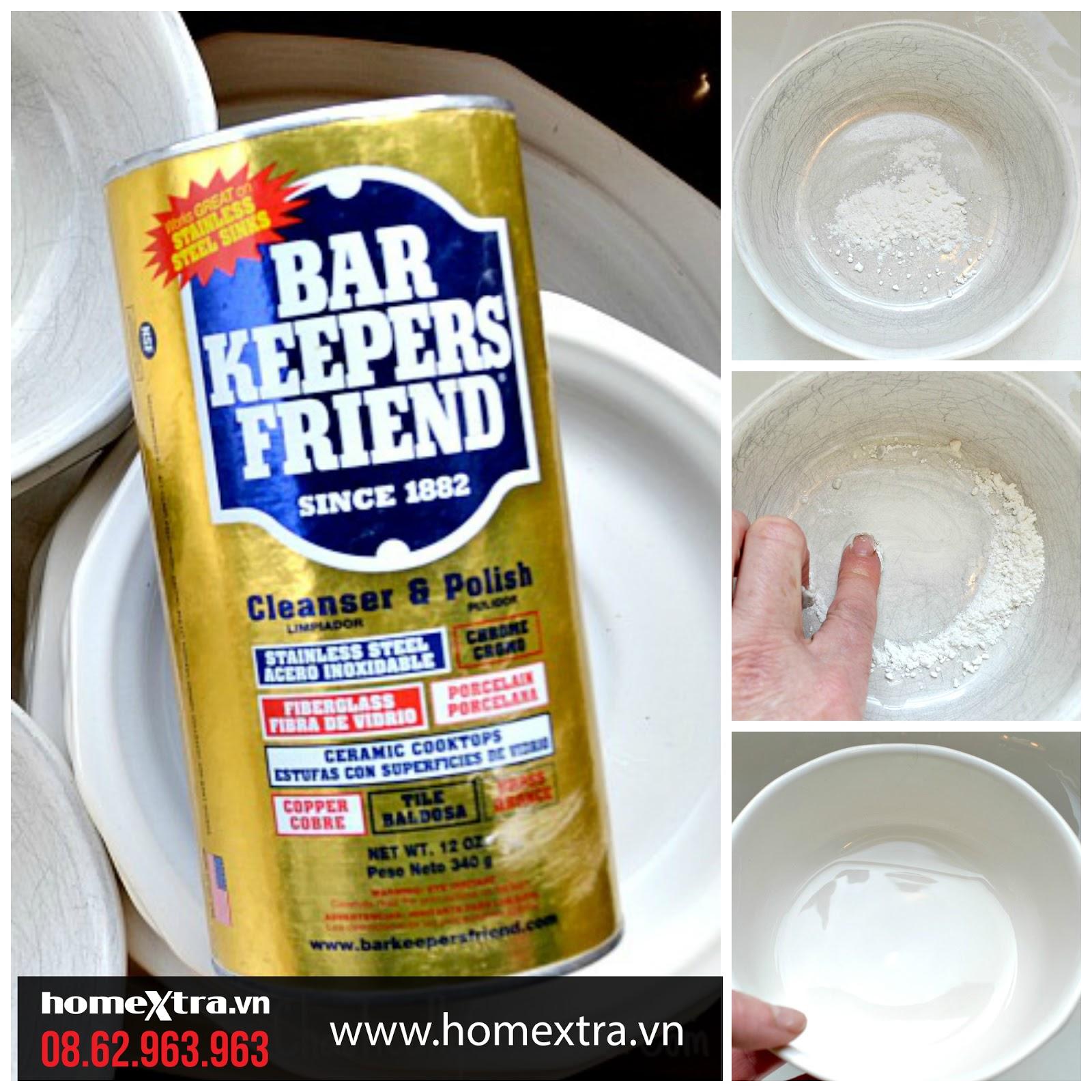 BỘT LÀM SẠCH ĐA NĂNG BAR KEEPERS FRIEND ( USA)