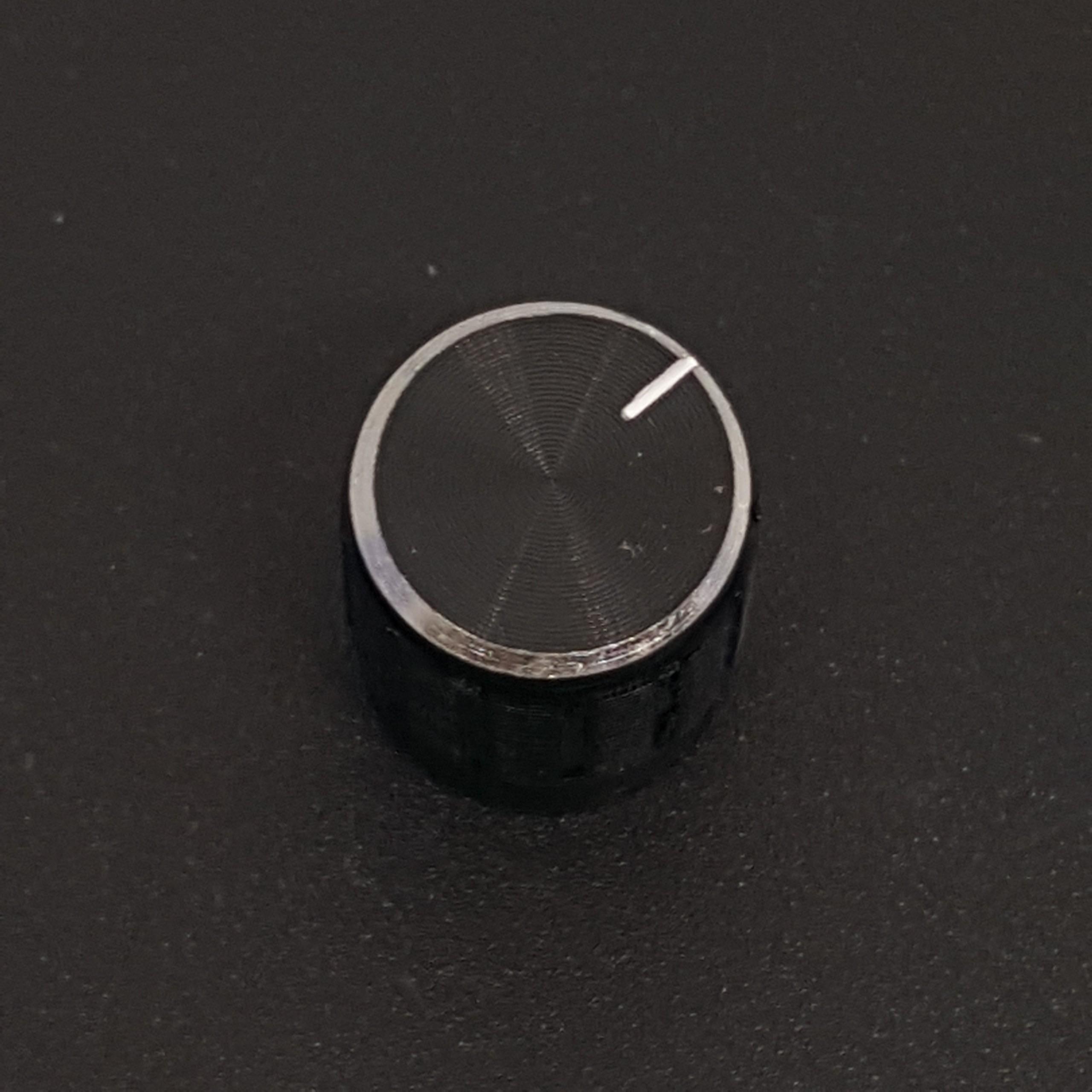 2 con Núm triết áp đen 20mm