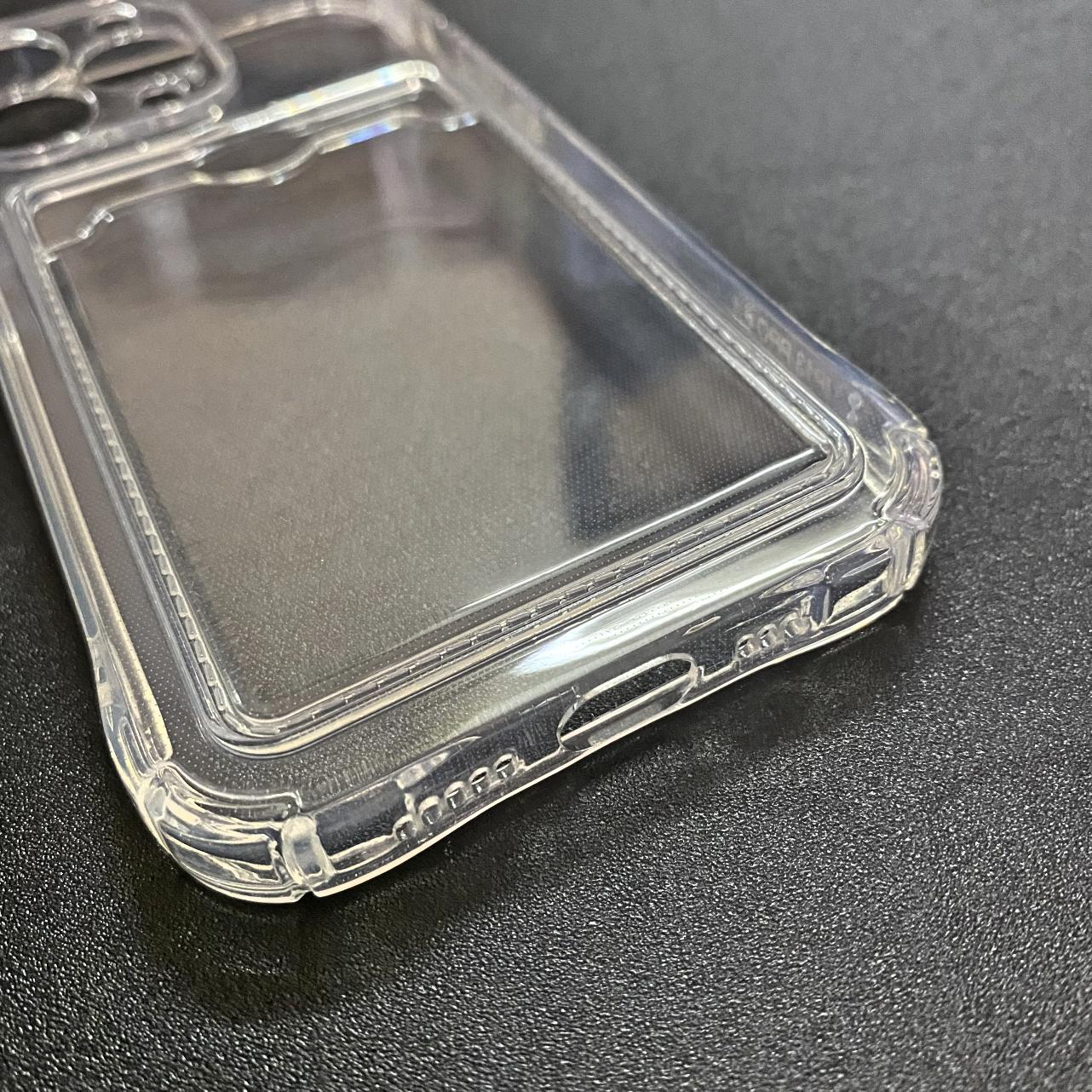 Ốp Lưng iPhone 13 Pro Dẻo Trong Suốt Có Khe Đựng Thẻ