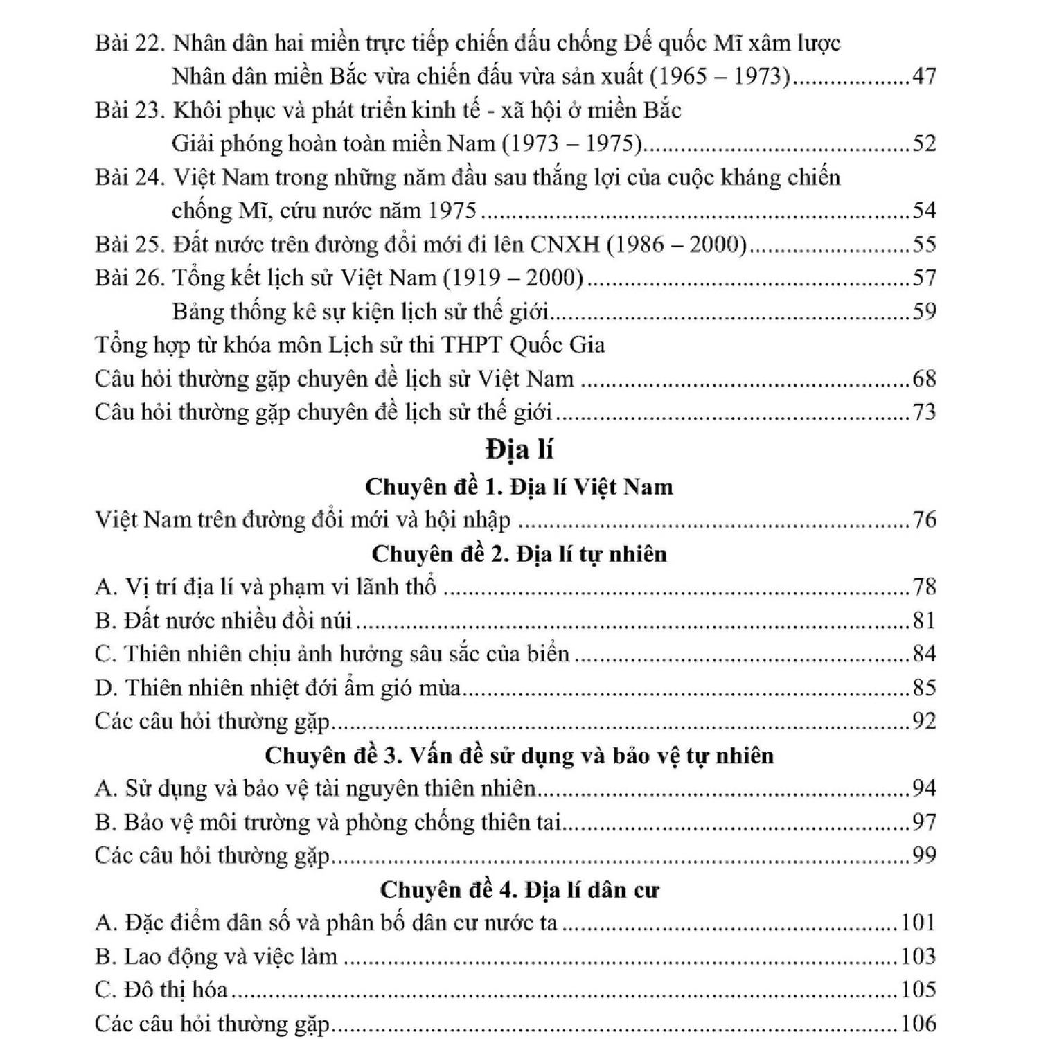 [ LỚP 12 ] Sổ Tay Đề Cương Sử Địa GDCD ( KHỐI C )