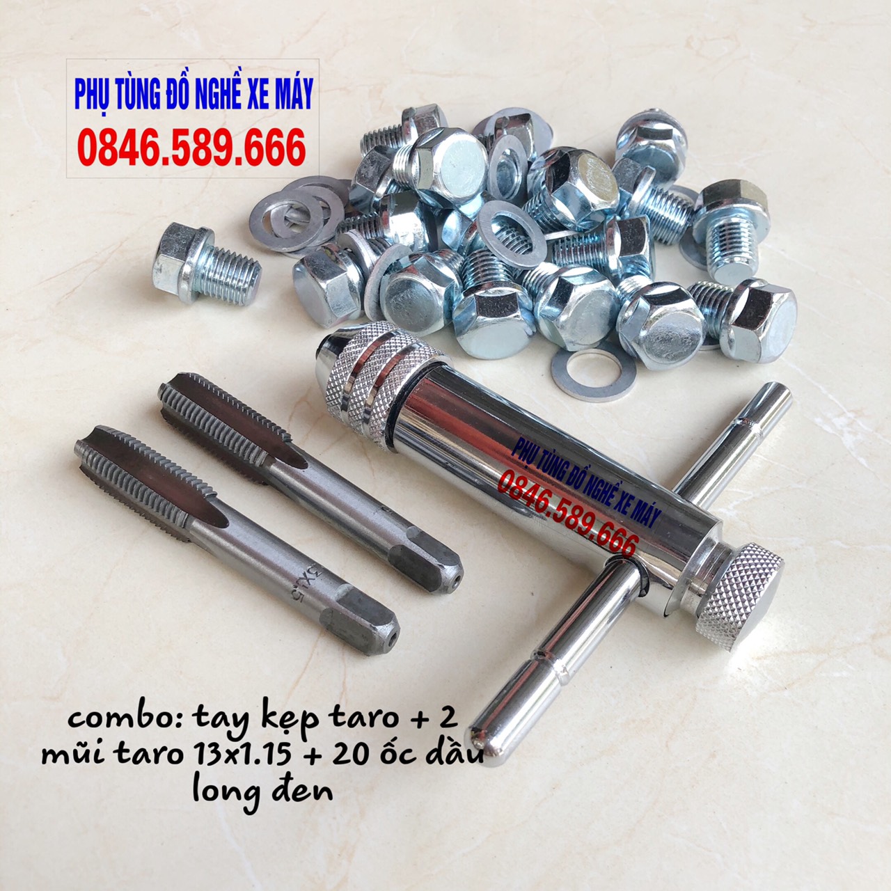Ốc Rốn Dầu Long Đen 13 Ly Xe Máy Bị Chờn