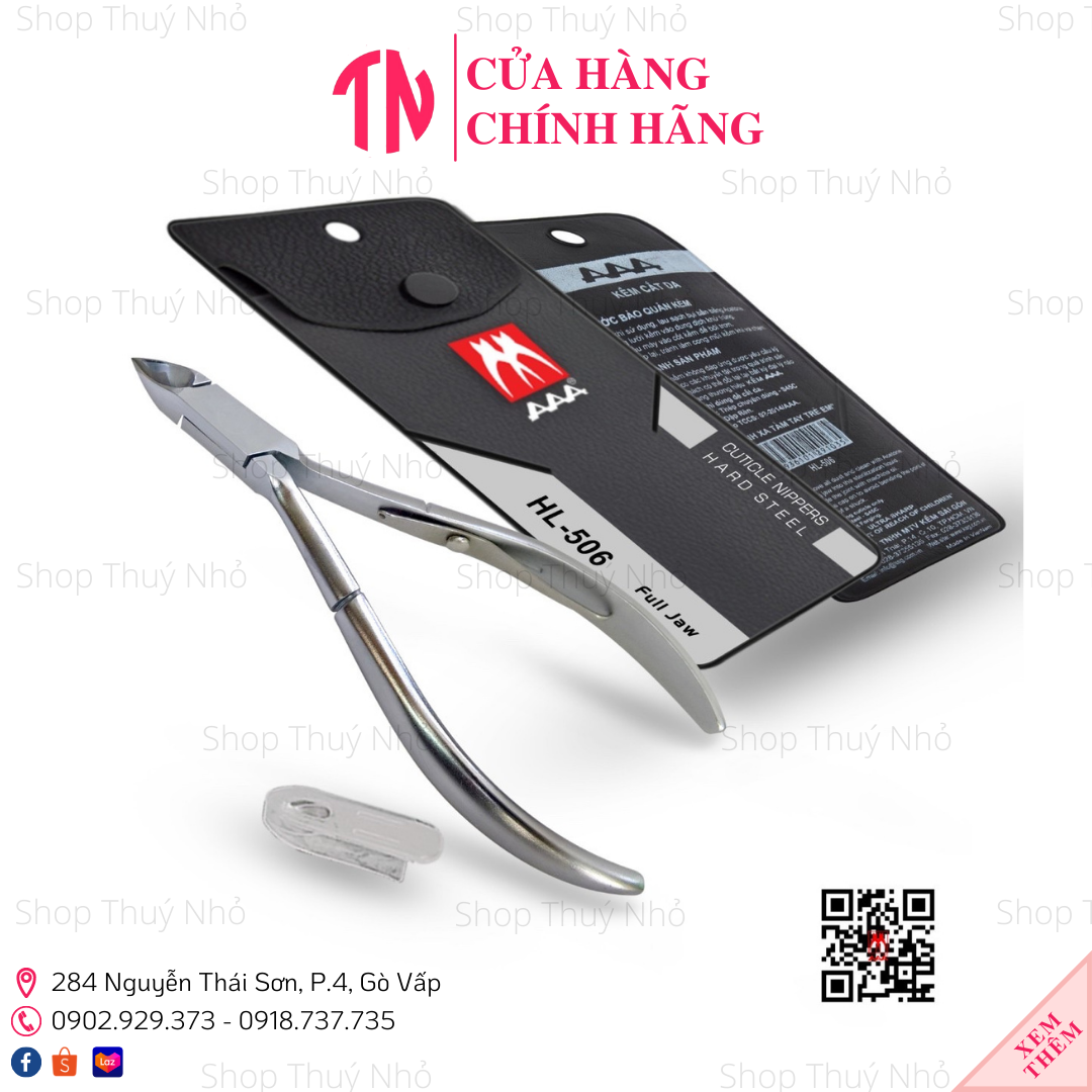 Kềm cắt da tay thép chuyên dụng AAA HL-506 dụng cụ làm móng tay chuyên nghiệp nghệ thuật nail