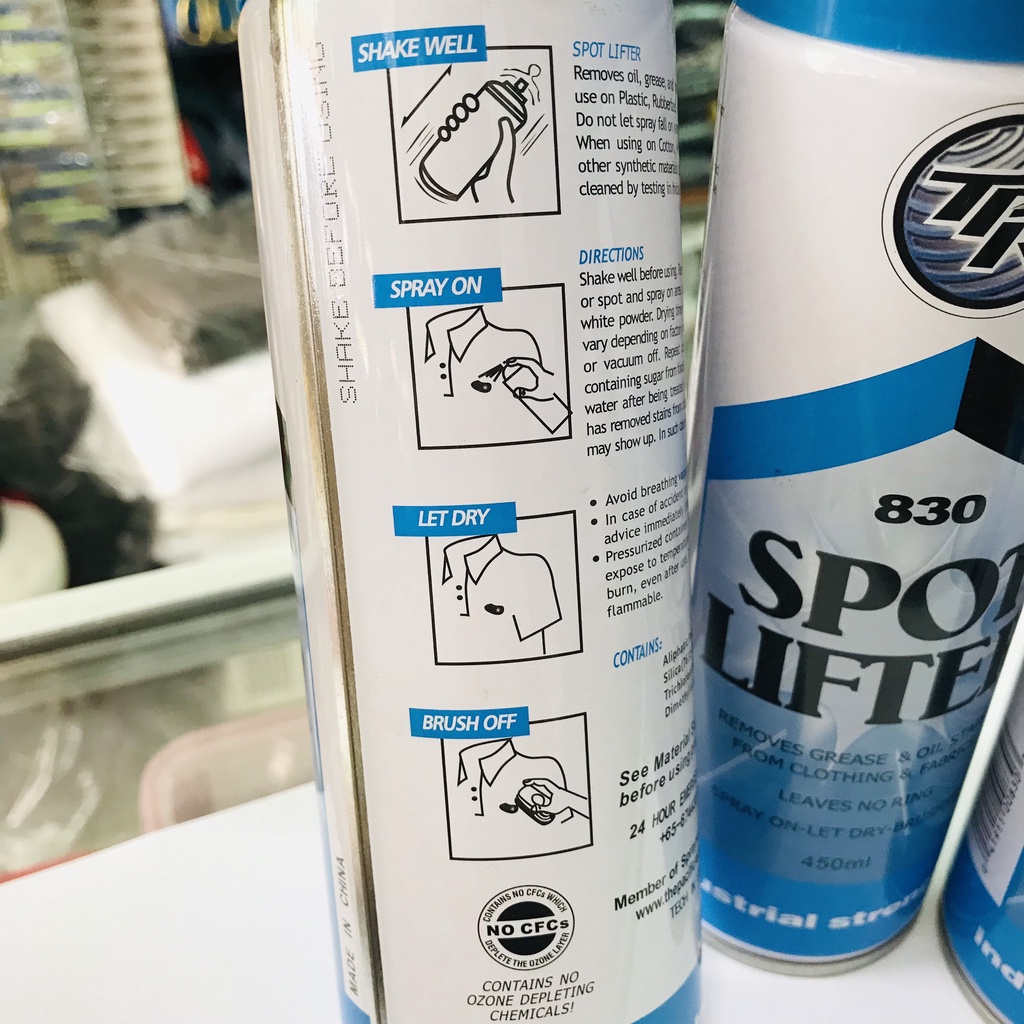 Xịt TẨY DẦU [Công nghệ Mỹ]  trên quần áo 831