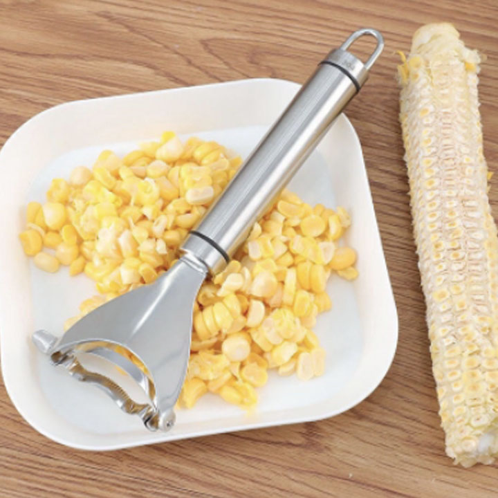 Dụng Cụ Tách Hạt Ngô Chất Liệu Hợp Kim Crom Bền, Sắc Bén Nạo Nhẹ Nhàng , Dụng Cụ Nạo Bắp/ Ngô Thép Không Gỉ Cao Cấp