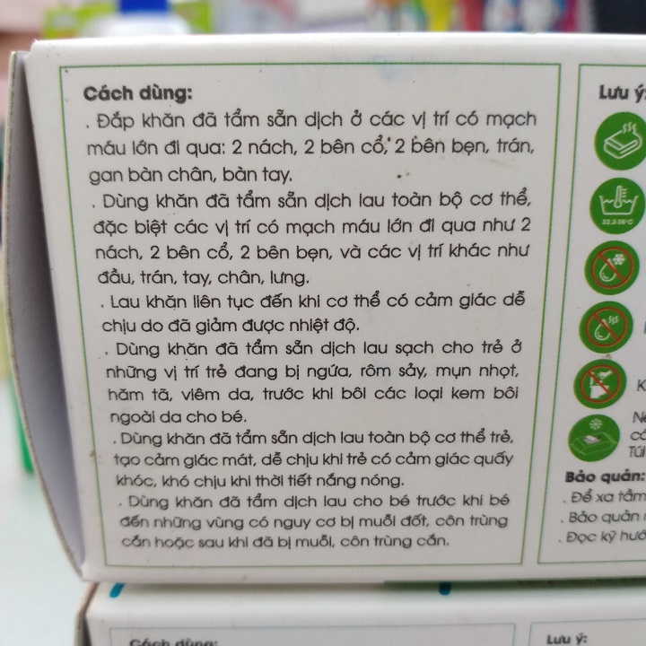 KHĂN LAU HẠ SỐT DR PAPIE 25 TỜ