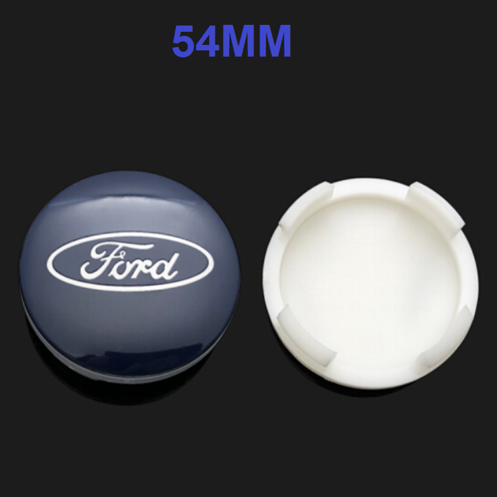 Logo chụp mâm, ốp lazang bánh xe ô tô Ford đường kính 54mm, mã hàng FORD54