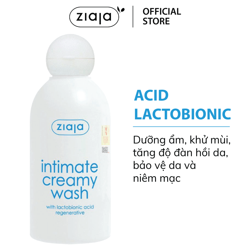 [HÀNG CHÍNH HÃNG 100%] Dung dịch vệ sinh phụ nữ Intimate dạng kem with Lactobionic Acid cao cấp