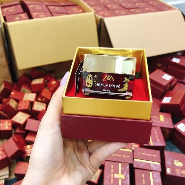 [HCM]Cao Tri Mụn Sâm Đỏ 36 Vị hộp Lớn 15gr
