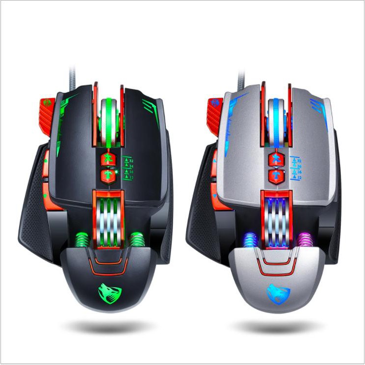 Chuột Gaming Dây 💎𝓕𝓡𝓔𝓔𝓢𝓗𝓘𝓟💎 Mouse Có Dây Gaming T-Wolf V9 (BH 12 Tháng) SPTECH COMPUTER