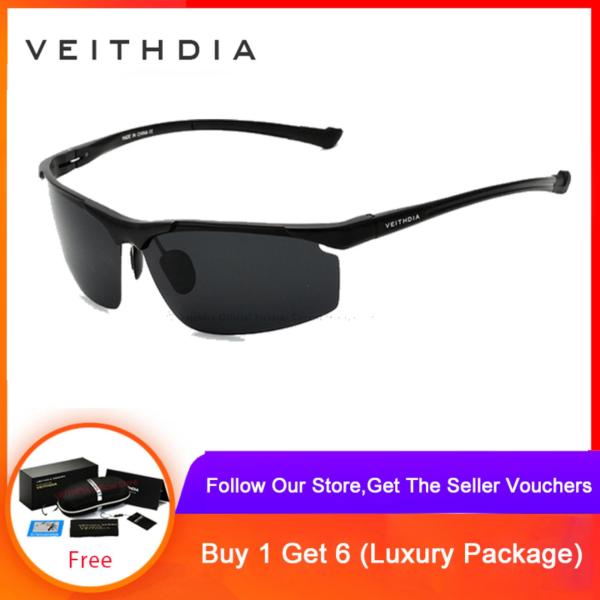 Giá bán VEITHDIA Aluminum Magnesium Rimless Mens Sunglasses Polarized Sun Glasses Eyewear Accessories For Men 6587